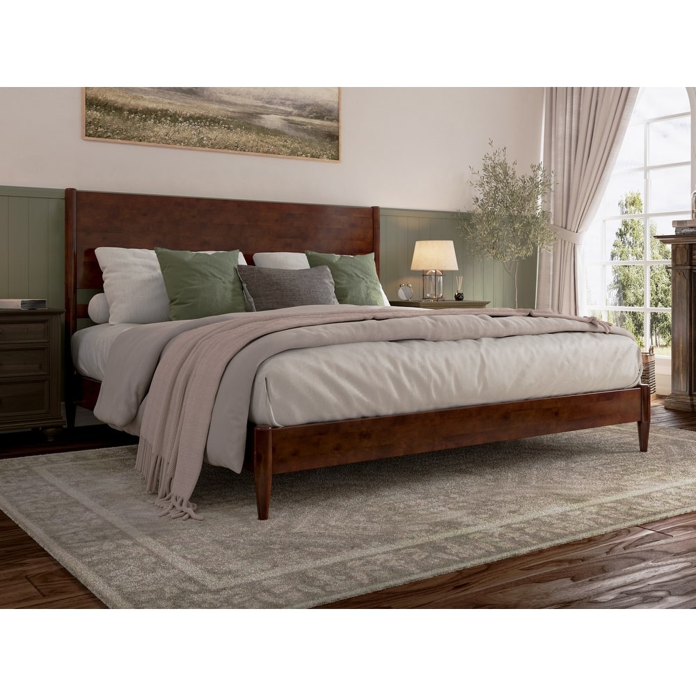 Pasadena Solid Wood Low Profile Platform Bed