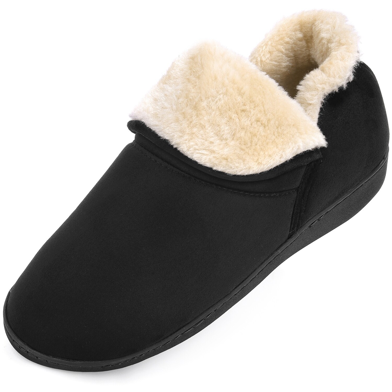 mens fleece lined slipper boots