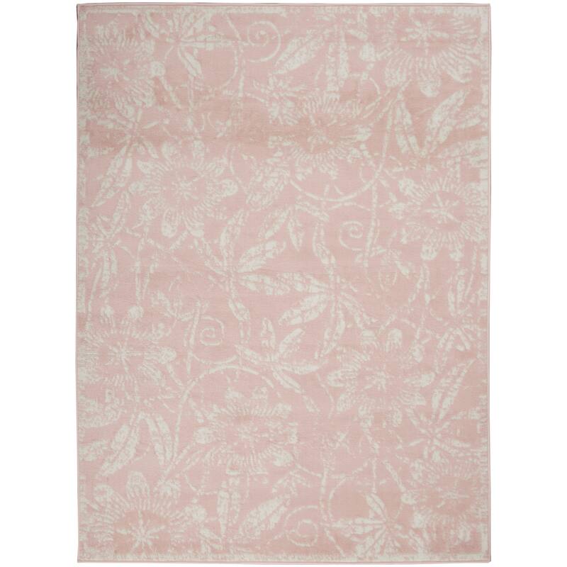 Nourison Whimsicle Country Farmhouse Floral Area Rug