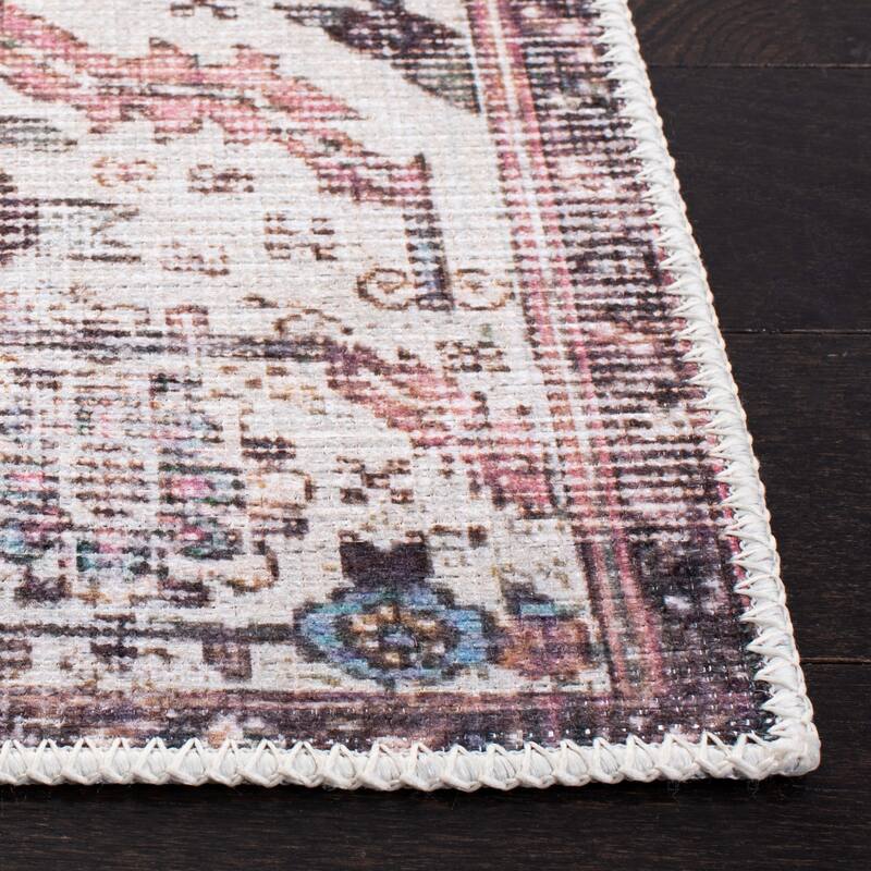 SAFAVIEH Serapi Machine Washable Zilpha Shabby Chic Distressed Rug