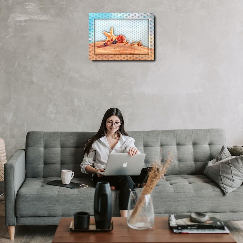 Matashi 5D Multi-Dimensional Wall Art - Custom Made Starfish Wall Art Print