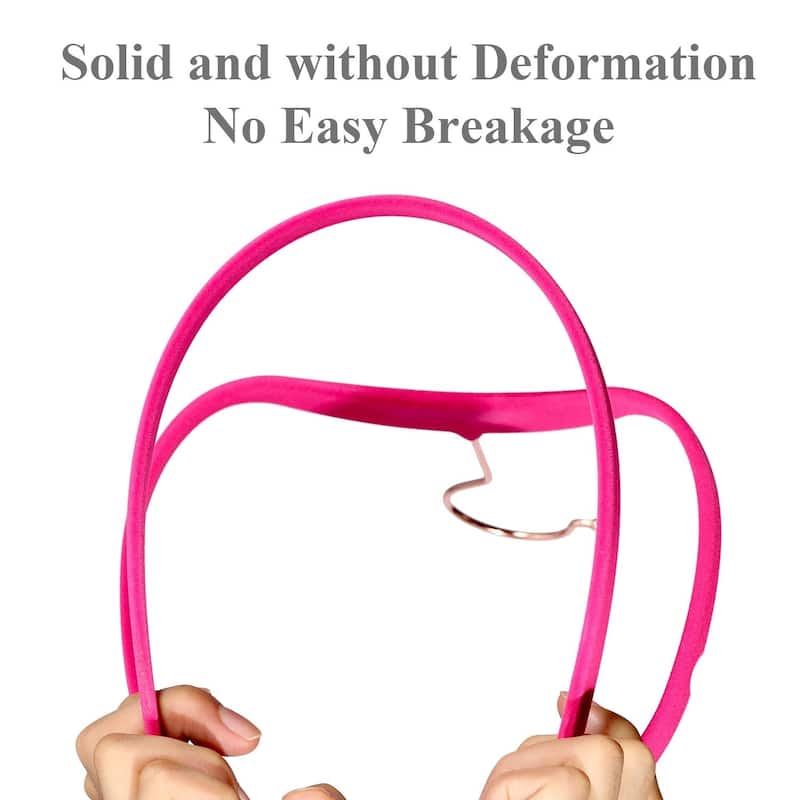 Premium Space Saving Velvet Hangers Holds Up To 10 Lbs, Clothes Hangers(30/50/60/100 Packs Option)