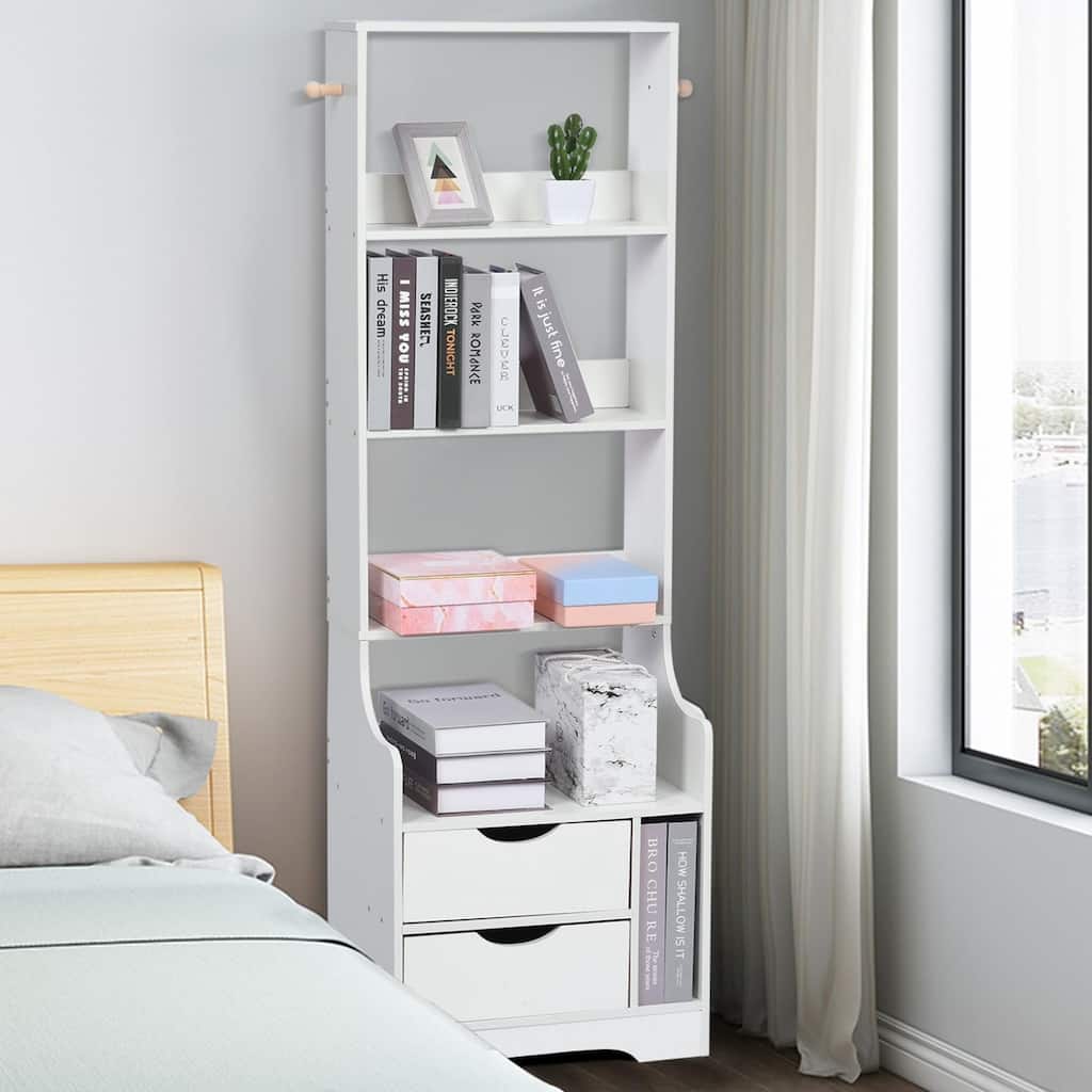 Bedroom Bedside Table Shelf Simpleness Home Living Room Space Saving Bookcase