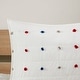 preview thumbnail 16 of 50, Intelligent Design Kids Ensley Pom Pom Cotton Jacquard Quilt Set with Throw Pillows