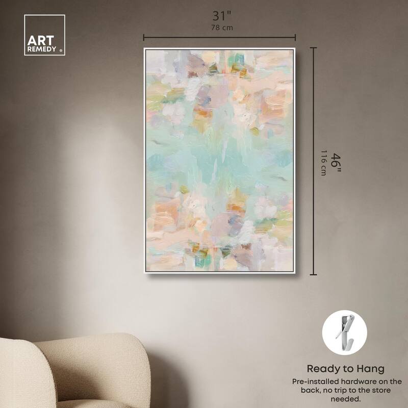 Expressive Swirls Canvas by Art Remedy