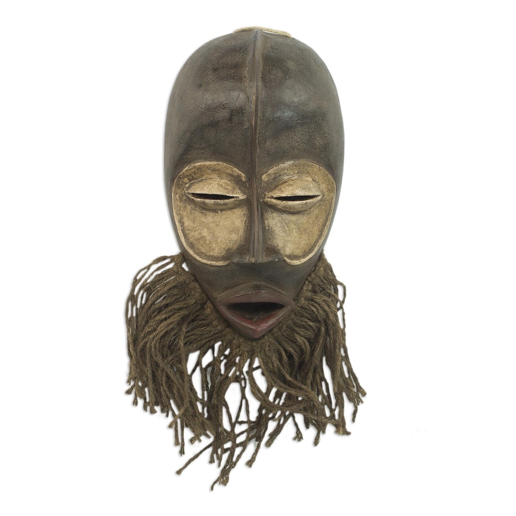 Novica Handmade Sacred Dan African Wood Mask