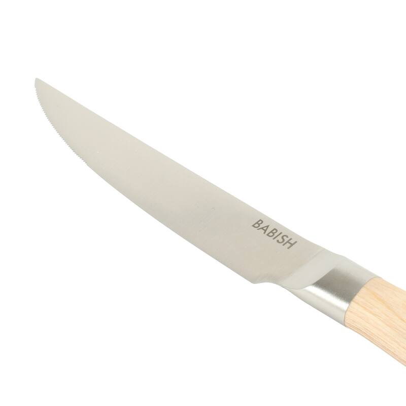 Babish High-Carbon 1.4116 German Steel 4 Pack 5" Steak Knife Set