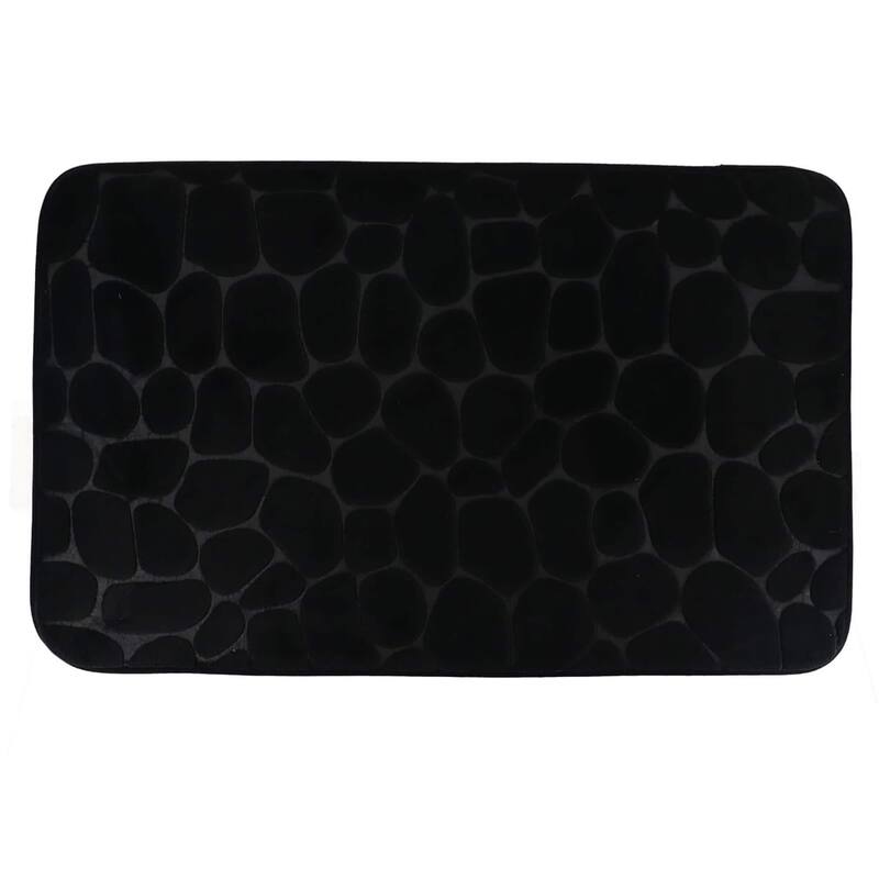Memory Foam Bath Mat Pebble Design 32x20