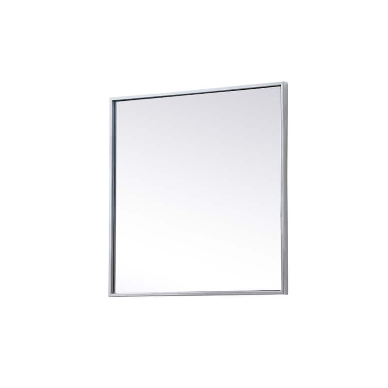 Indigo Home Metal Frame Square Mirror 24 inch