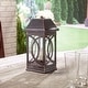 preview thumbnail 4 of 4, San Vicente II Solar Lantern -Antique Bronze (4/cs)