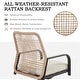 preview thumbnail 73 of 92, Versatile Outdoor Dining Sets w Swivel/Folding Chairs & Steel Slat Table and HDPE Dining Table Set for Gardens, Patios