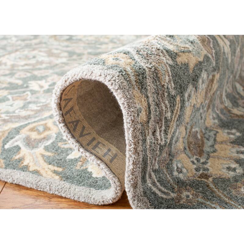 SAFAVIEH Handmade Bella Tifenn Modern Floral Wool Rug