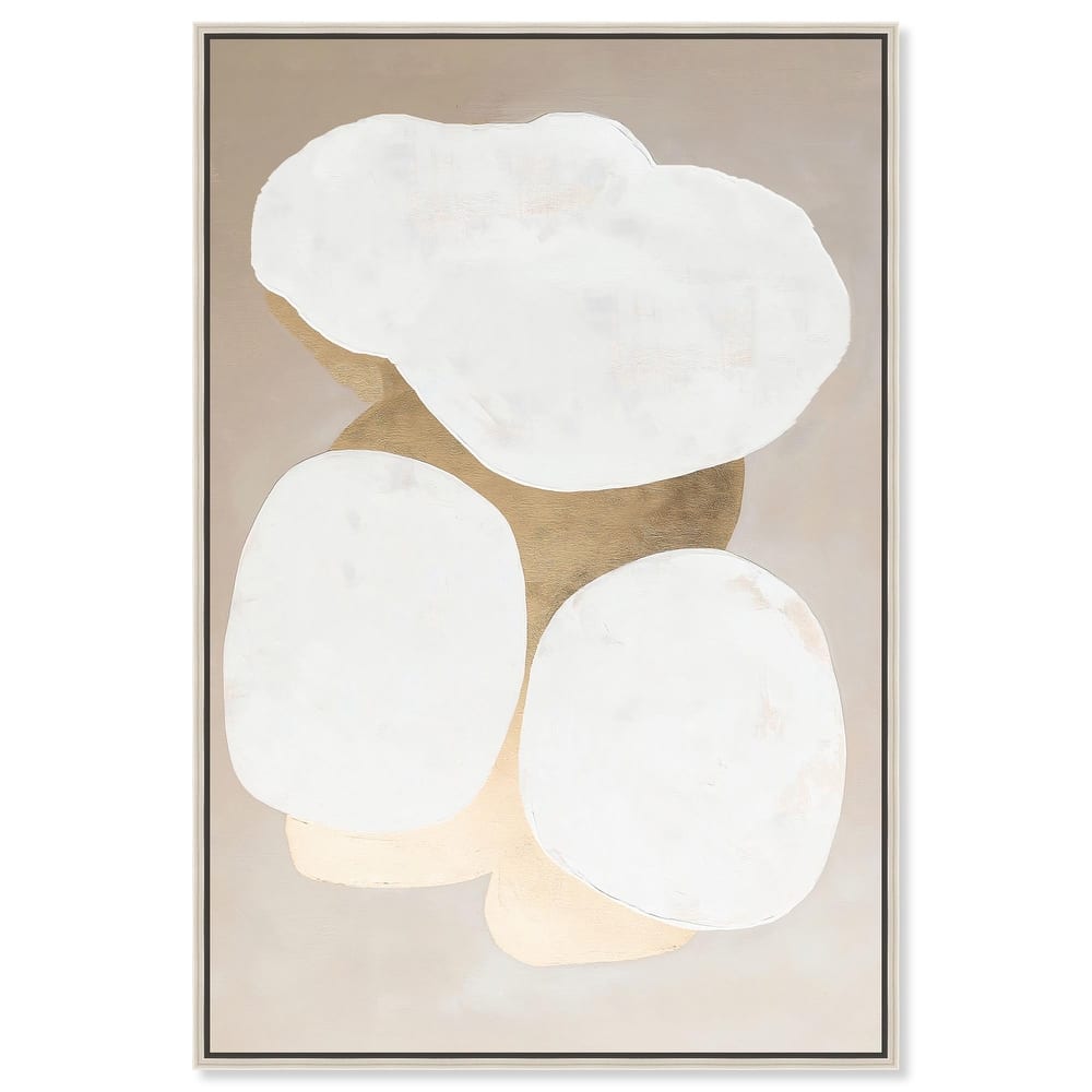 Stacked Stones II Canvas by Art Remedy