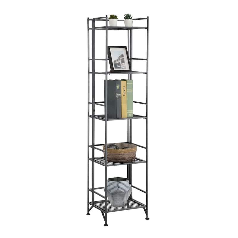 Convenience Concepts Xtra Storage 5 Tier Folding Metal Shelf