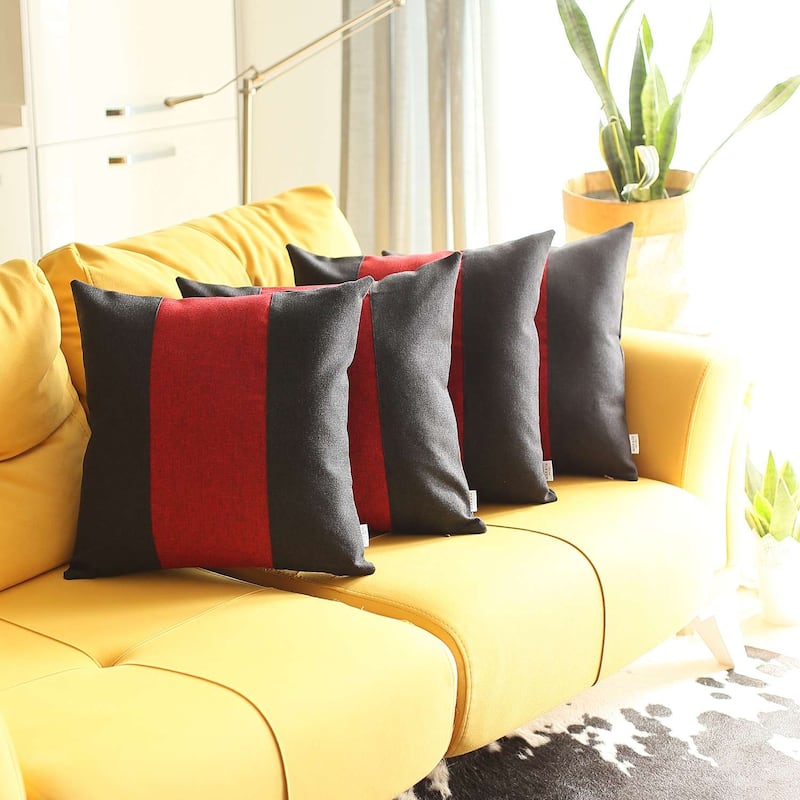 Boho-Chic Decorative Houndstooth Jacquard Pillow Covers 4 PCS