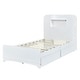 preview thumbnail 12 of 12, Platform Bed Frame with Drawers and Light Strip