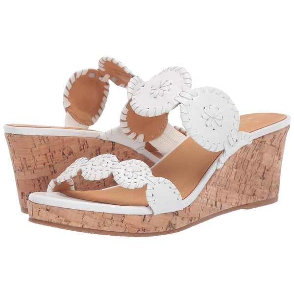 Shop Jack Rogers Women S Lauren Mid Wedge Overstock 29856894
