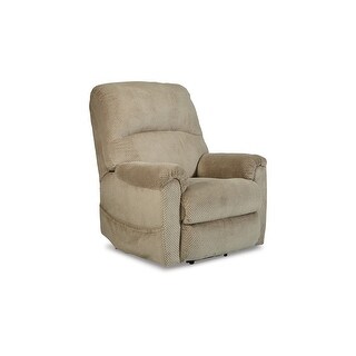 Qog 43 Inch Chair, Power Lift Recliner, Cushioned Seat, Toast Polyester ...