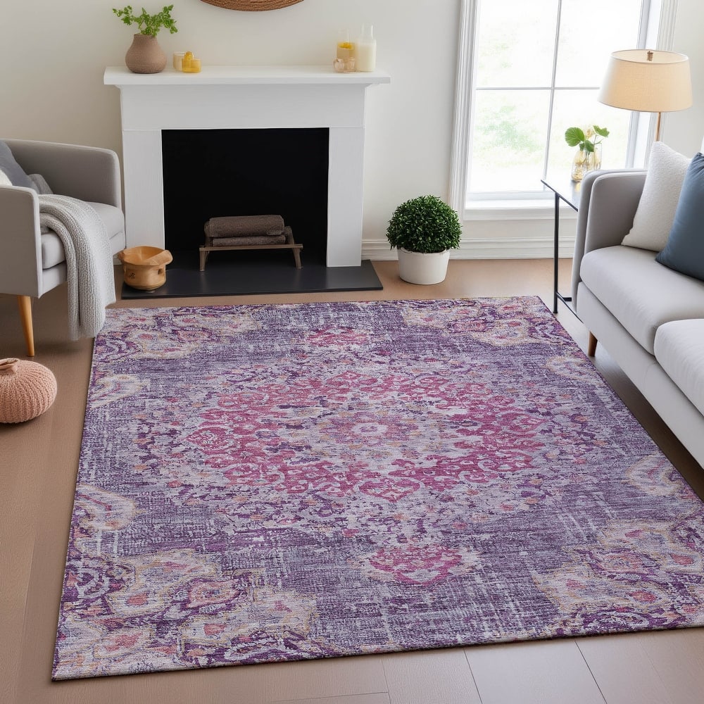 Premium Washable Super Soft Vintage Traditional Mayfield Rug