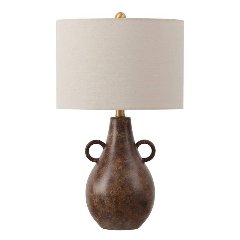 SAFAVIEH Shiloh 25-inch Ceramic Table Lamp (LED Bulb Included) - 14"W x 14"D x 25"H