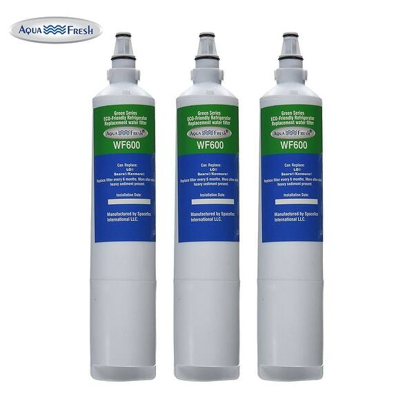Shop Replacement Water Filter For Lg Clear Choice Clch104 Refrigerator Water Filter By Aqua Fresh 3 Pack Green Overstock 18819125