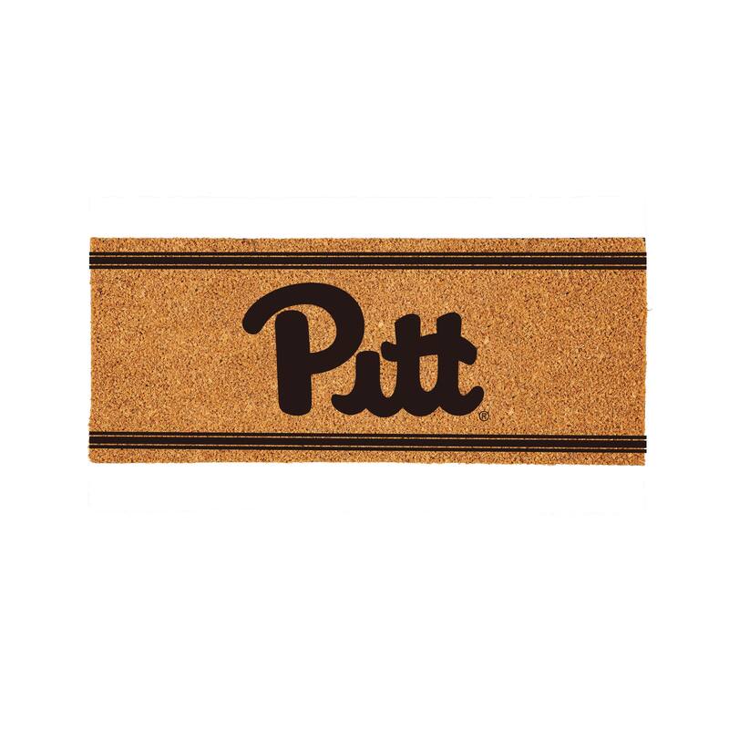 University of Pittsburgh Monochrome Indoor/Outdoor Coir Door Mat