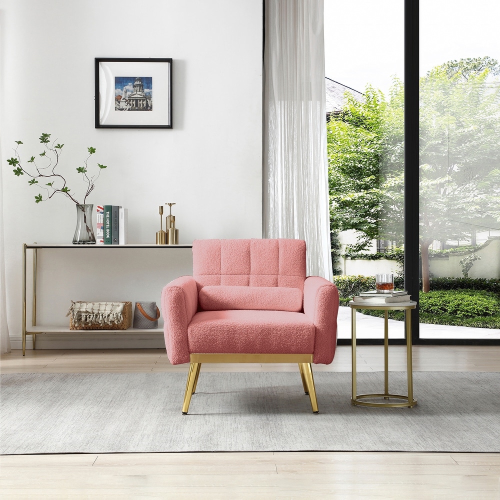 Pink hotsell plaid chair