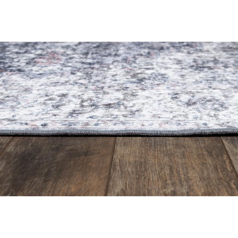 Momeni Karachi Polyester Traditional Medallion Area Rug