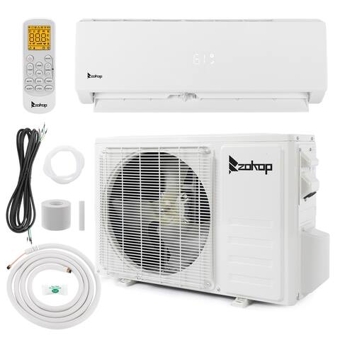 ZOKOP 18000 BTU 230V Mini Split Air Conditioner with Heater and Remote