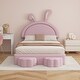 preview thumbnail 9 of 42, Upholstered Velvet Platform Bed with 2 Storage Benches