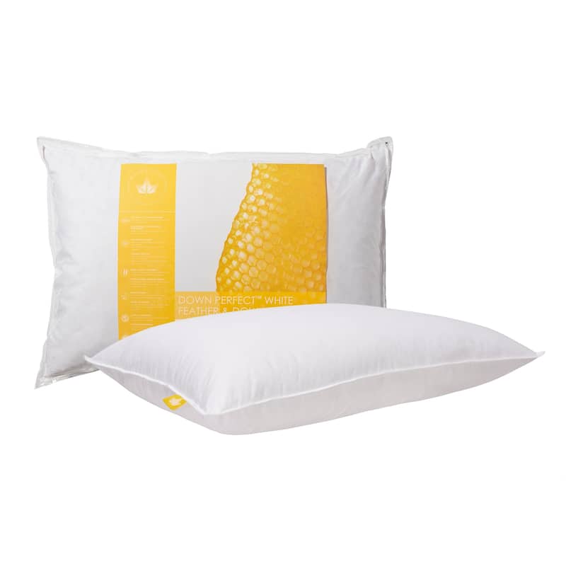 Canadian Down & Feather Company Down Perfect White Feather & Down Pillow - 2 Pack - Standard
