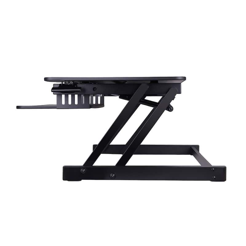 32" Sit-Stand Desk Converter with Spacious Platform for Monitors and Laptops