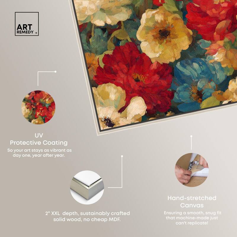 Garden Tapestries II Canvas by Art Remedy