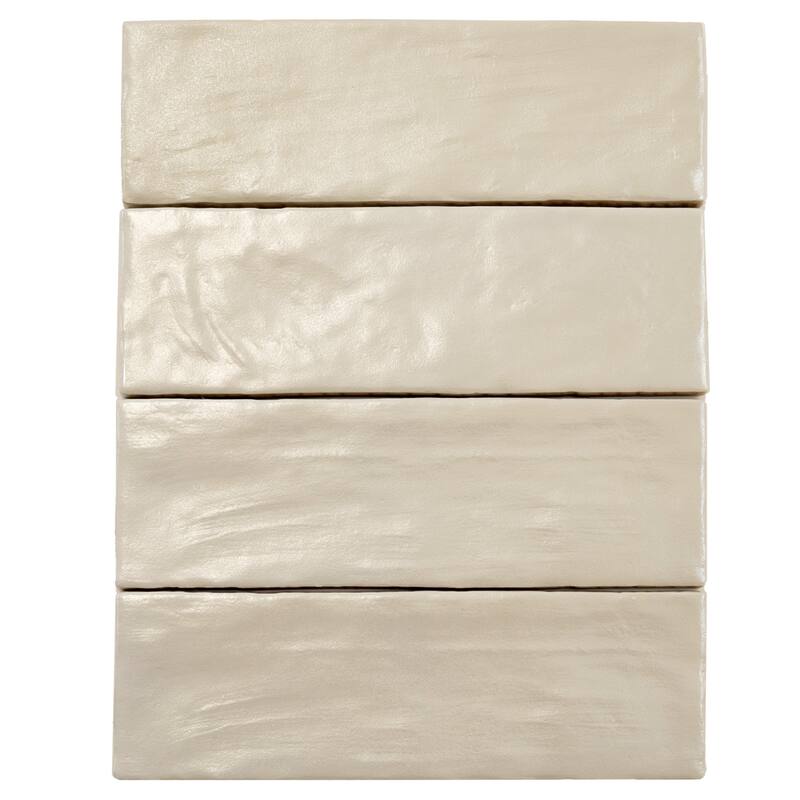 Apollo tile 2.5" x 8" Duchess Glossy Matte Light Tea Green Ceramic Tile (5.38 sq ft/case) - 38 Pack