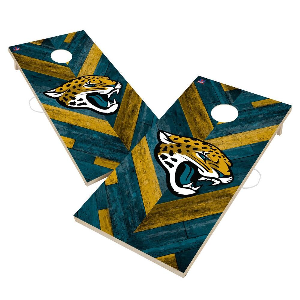 Jacksonville Jaguars Regulation 2x4 Cornhole Boards - V6