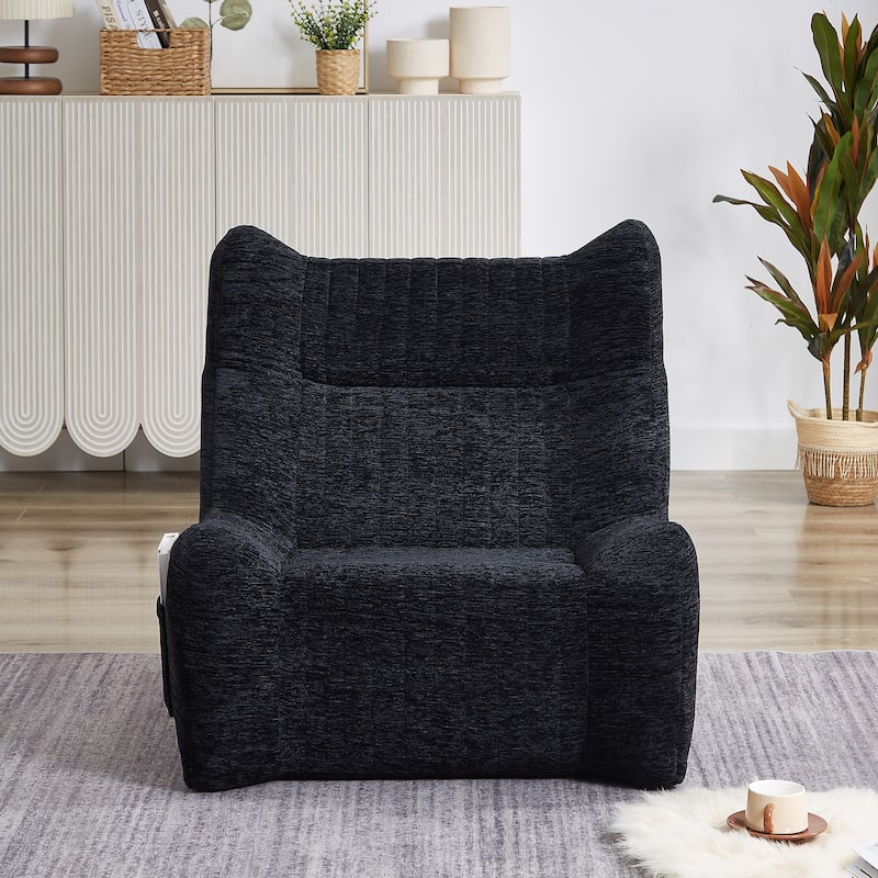 Giant Bean Bag Chair for Adults, Beanbag Fireside Lounger Chair Lazy Floor Sofa Accent Chair for Living Room, Bedroom
