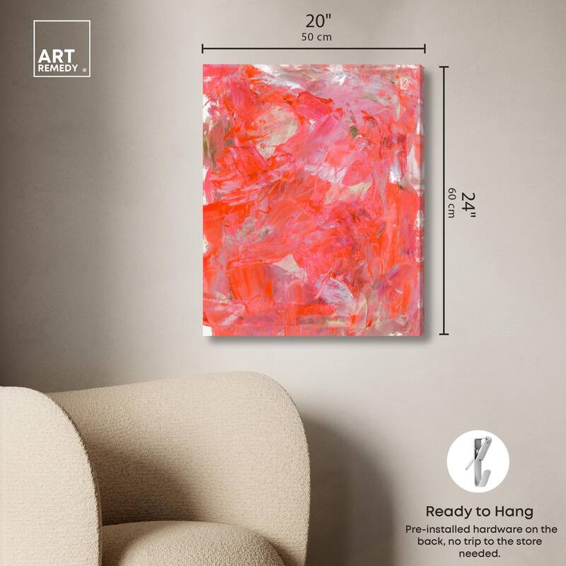 Shades of Red I Canvas by Art Remedy, Gallery Wrapped