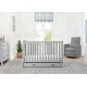 preview thumbnail 2 of 19, Graham 4-in-1 Convertible Crib with Storage Drawer - Greenguard Gold Certified Grey