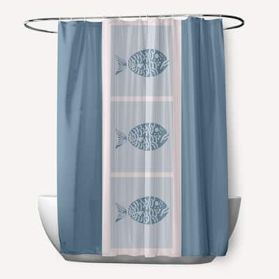 Fish Chips Shower Curtain