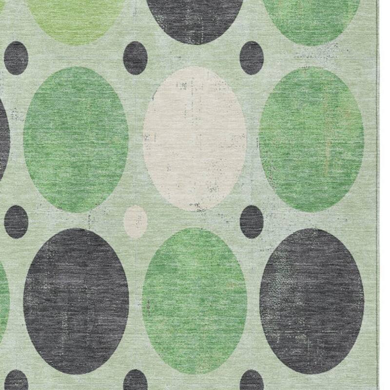 HomeRoots Geometric Transitional Rectangle Outdoor Rug