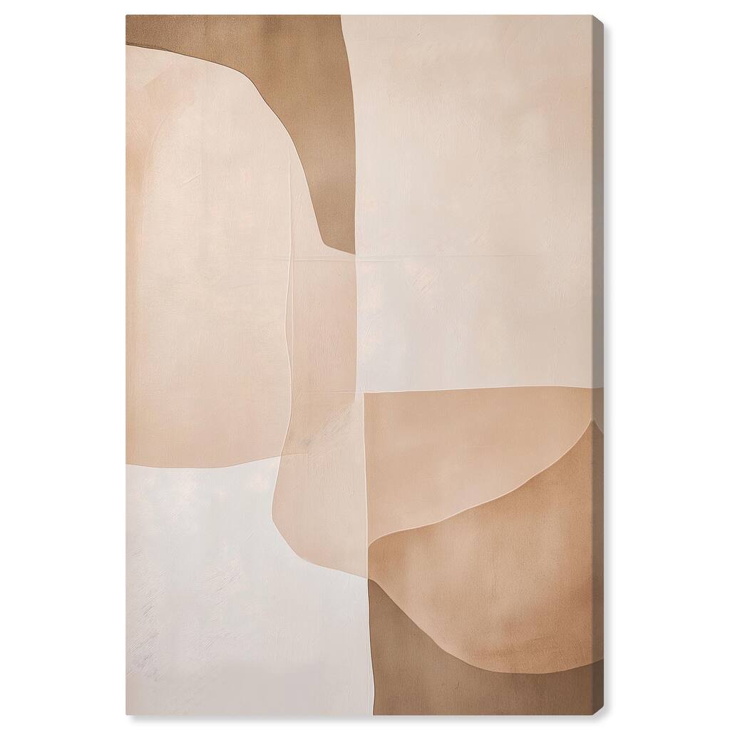 Forms in Beige II Canvas by Art Remedy, Gallery Wrapped