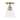 Baker 1-light Mini Pendant/ Semi-Flush Mount w/ Clear Seeded Glass