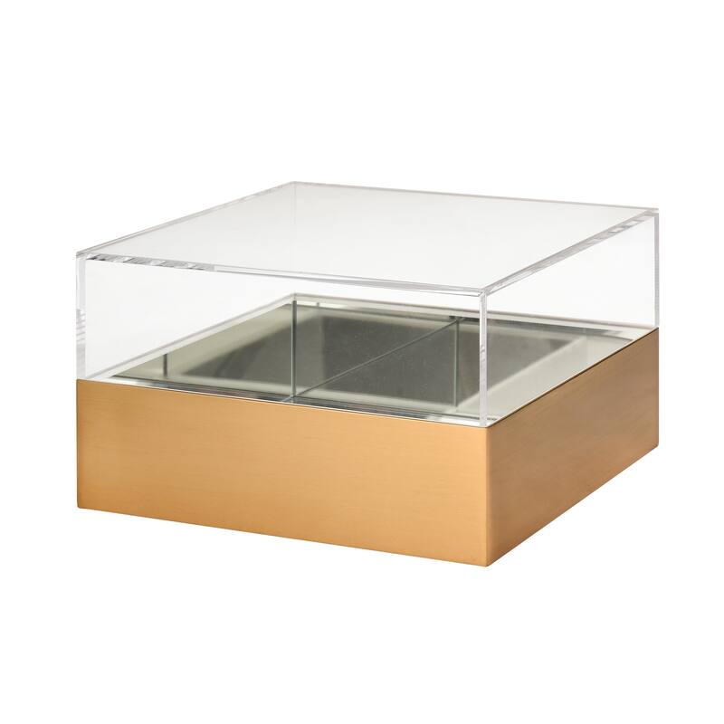 Elk Home Split Brass Metal Contemporary 10 Inch Wide Box