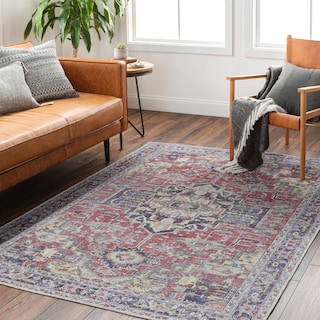 Livabliss Julienne Persian Printed Washable Area Rug