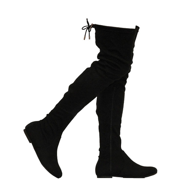 platform over knee high boots