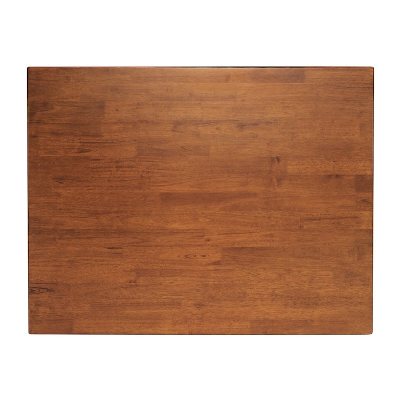 Solid Wood Commercial Grade Dining Table with Turned Legs - 47"D x 36.25"W x 30.25"H