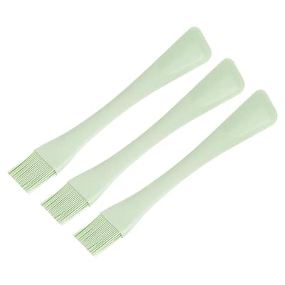 Silicone Spatula & Brush, 10" Double-Use Kitchen Utensils for Cooking - Cyan