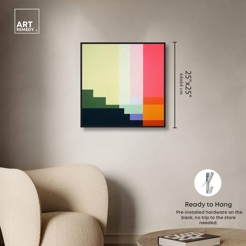 Rectilinear Rhapsody III Canvas by Art Remedy