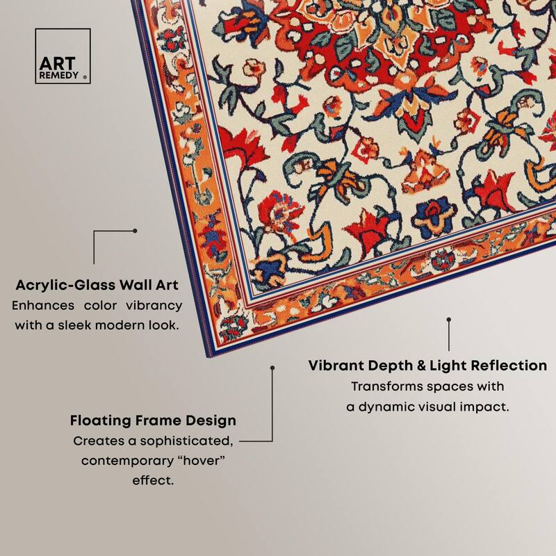 Morrocan Garden II Acrylic by Art Remedy, Ready to Hang