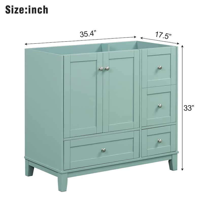 [Cabinet Only] 36" Bathroom Vanity (Sink not included)